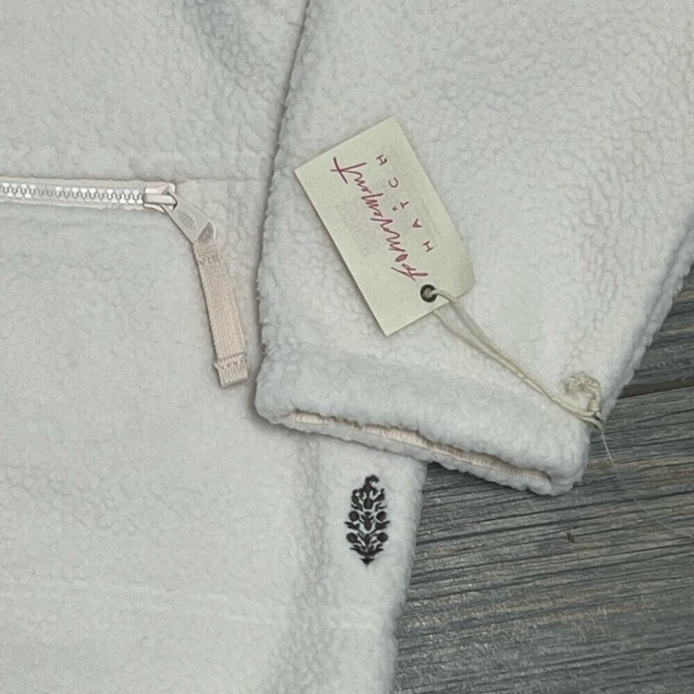 NWT $178 Free People X Hatch Maternity Jacket Small Hit The Slopes Fleece Coat - Picture 5 of 11